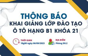 Khai Giang Oto B1 Khoa 21