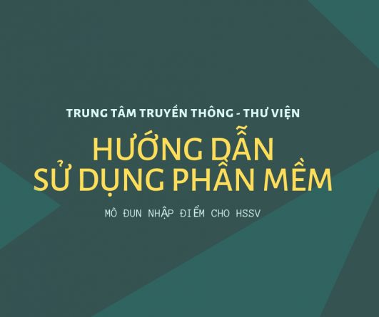 HƯỚNG DẪN SỬ DỤNG PHẦN MỀM