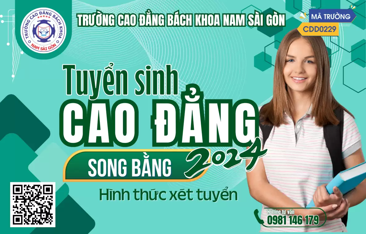 Thông báo tuyển sinh Cao đẳng học SONG BẰNG chính quy năm 2024