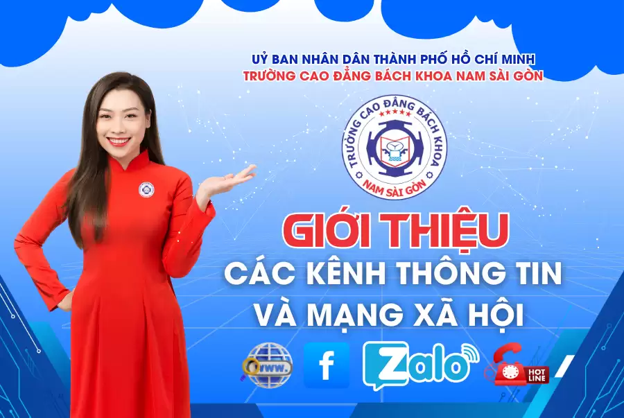 Giới thiệu các cổng thông tin và Mạng xã hội trực thuộc Trường Cao đẳng Bách khoa Nam Sài Gòn